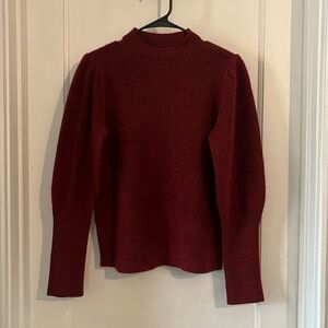 Soft dark red sweater